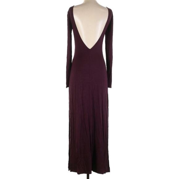 Free People Brocade Damask Bodycon Side Slit Maxi Dress - Picture 2 of 4